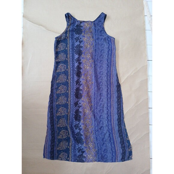 Vintage Rabbit Rabbit Rabbit Designs Purple Sheer Dress Duster Vest Boho Hippie - Picture 7 of 7